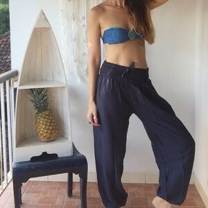 dream of genie harem pants navy blue